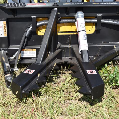 skid steer post puller attachment|skid steer attachments tree puller.